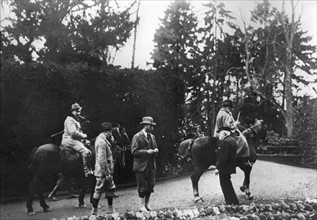 Emperor Wilhelm II. visits Great Britain in 1907