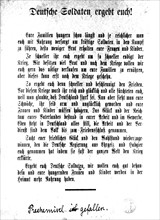 World War I - German soldiers, capitulate!