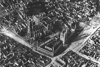 World War I - Belgium - Destroyed Ypern