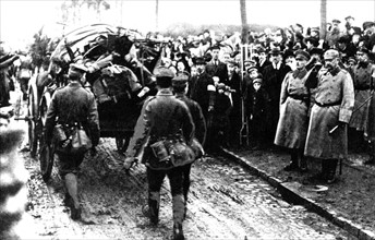 World War I - Hindenburg greets returning troops