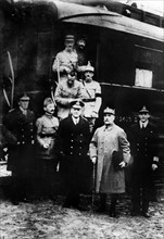 First World War: General Foch at the armistice of Compiegne