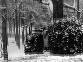 The German Emperor Wilhelm II. hunting