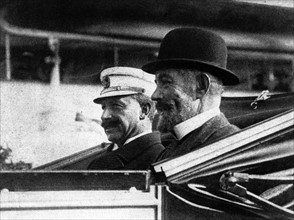 Kaiser Wilhelm II. and Theobald von Bethmann-Hollweg