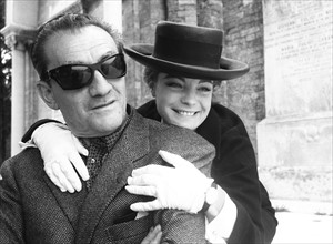 Romy Schneider et Luchino Visconti