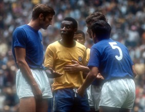 1970 FIFA World Cup in Mexico: Pele is Arguing
