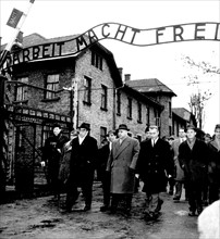 Auschwitz Trial in Frankfurt on the Main - local inspection