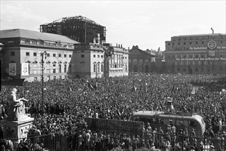 Post-war era - SED rally Congress of the People 1949
