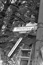 Post-war era - renaming Clayallee 1949