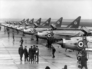 92nd Lightning flight of British Air Force in Germany