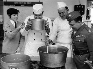 Cooking contest of British army in Germany