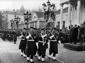 German-French military parade in Baden-Baden