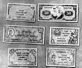 50 years Deutsche Mark: banknotes 1948
