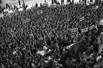Post-war period - Protest against currency reform in 1949