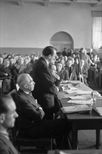 Franz von Papen before de-Nazification court 1947