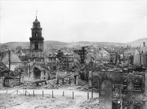 Second World War - destroyed Saarbrücken