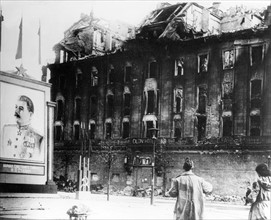 Second World War - destroyed Hotel Adlon