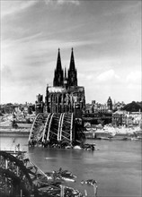 Second World War - destroyed Cologne