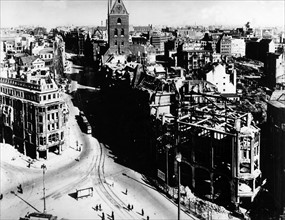 Post-war era: destroyed Hamburg