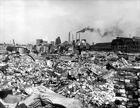 Second World War: destroyed industrial plants