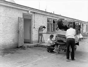 Post-war era - refugee camp