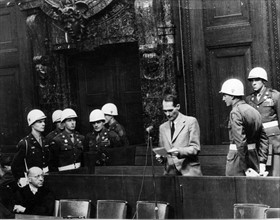 Nuremberg Trials 1946 - Defendant Hess