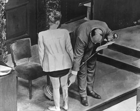 Nuremberg Doctors' Trial - victim testifies