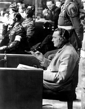 Hermann Göring during Nuremberg Trials