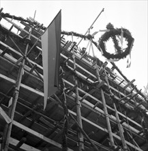 Berlin - reconstruction of Schloss Bellevue, 1954