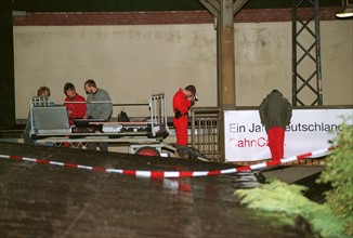 Train station Bad Kleinen - Securing of evidence