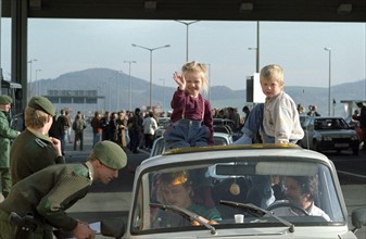 Opening of German-German border 1989