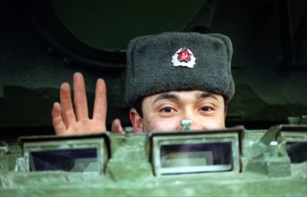 Withdrawal of Russian Troops (archive photography and text 1992)