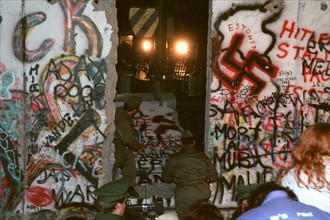 Fall of the wall in Berlin 1989