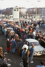 Opening of the border in Berlin