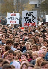 Demonstration against Cutbacks of Social Securities in Berlin - 1990
