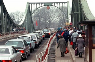 Openings of German-German borders - Glienicker Bridge