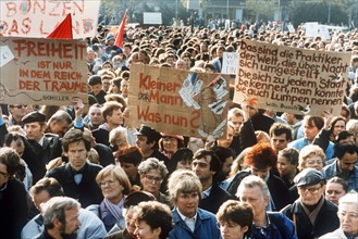Demonstration in Berlin 1990