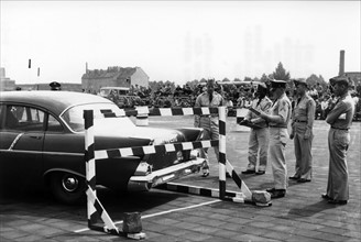 Skilled driving competition of the US army in Berlin