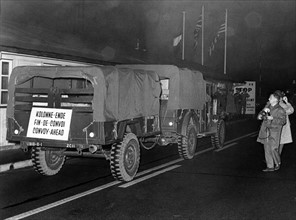 US troop transport reaches Berlin after trip through Soviet zone