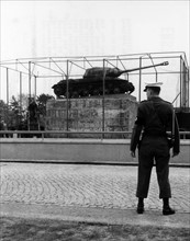 Soviet tank monument is moved