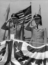 US generals at cermony for command change in Germany