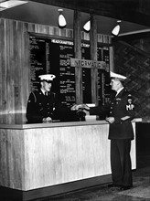 Father and son both working for the military police of the U.S. army