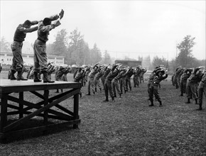 Gymnastic training of the U.S. army