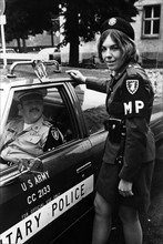Military police women of the US army in Germany