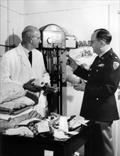 Materials test in the purchasing department of the U.S. army