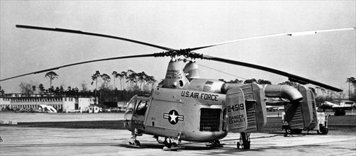 Jet helicopter HH 43 B of the US Air Force