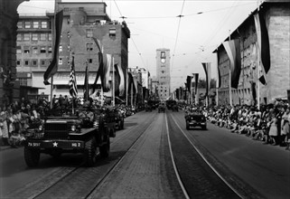 US military parade in Stuttgart