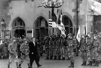 Farewell parade of US military in Frankfurt on the Main