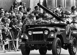 US military parade in Berlin Steglitz