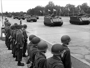 US military parade in Berlin Lichterfelde