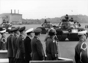 Generals at military parade for the 'Armed Forces Day' in Berlin